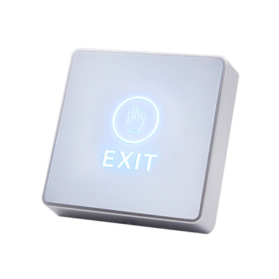 Sensor de Toque Branco Botão de Saída 86*86mm