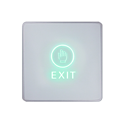 Sensor de Toque Branco Botão de Saída 86*86mm