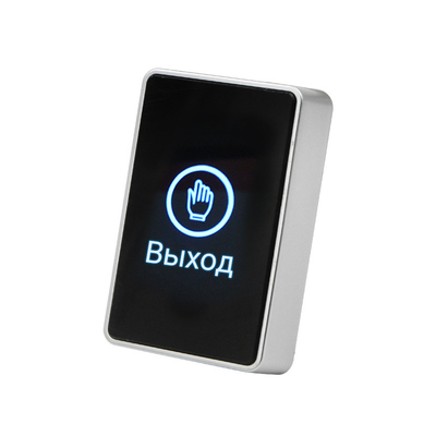 Russian Text Black Touch sensor Exit Button 86*50mm