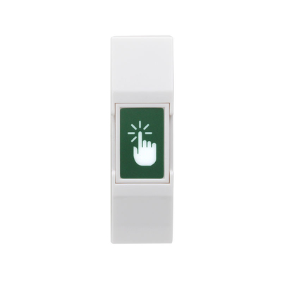 Mini Surface Mount Green Exit Press Button com padrão