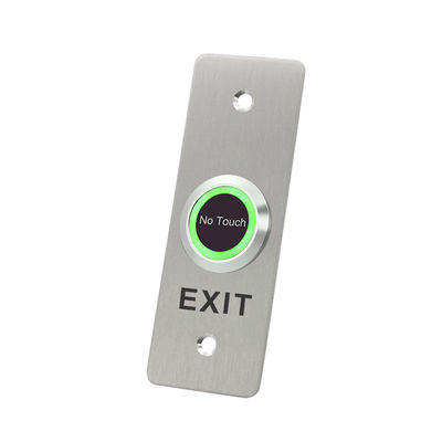 Botão infravermelho de Touchless da liberação de aço inoxidável americana da porta 304 do tamanho 115*40mm