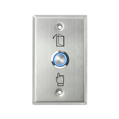 Tecla de aço inoxidável da placa dianteira fina do ANSI 115*70mm de HS70L, saída NO/NC/COM, com luz do diodo emissor de luz