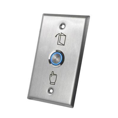 Tecla de aço inoxidável da placa dianteira fina do ANSI 115*70mm de HS70L, saída NO/NC/COM, com luz do diodo emissor de luz