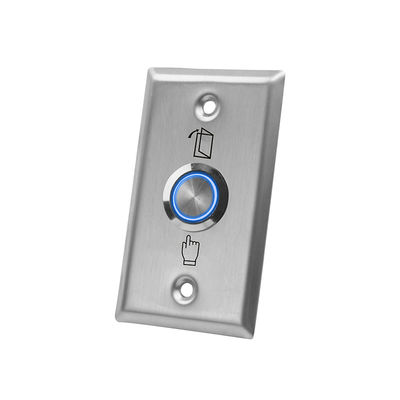 Tecla de aço inoxidável da placa dianteira fina de HS50L 86*50mm, saída NO/NC/COM, com luz do diodo emissor de luz