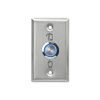 Tecla de aço inoxidável da placa dianteira fina de HS50L 86*50mm, saída NO/NC/COM, com luz do diodo emissor de luz