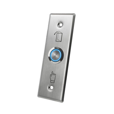 Tecla de aço inoxidável da placa dianteira fina do ANSI 115*40mm de HS40L, saída NO/NC/COM, com luz do diodo emissor de luz