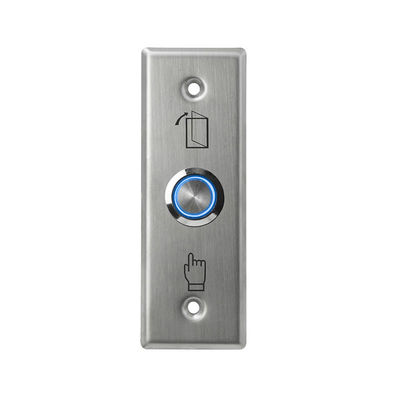 Tecla de aço inoxidável da placa dianteira fina do ANSI 115*40mm de HS40L, saída NO/NC/COM, com luz do diodo emissor de luz