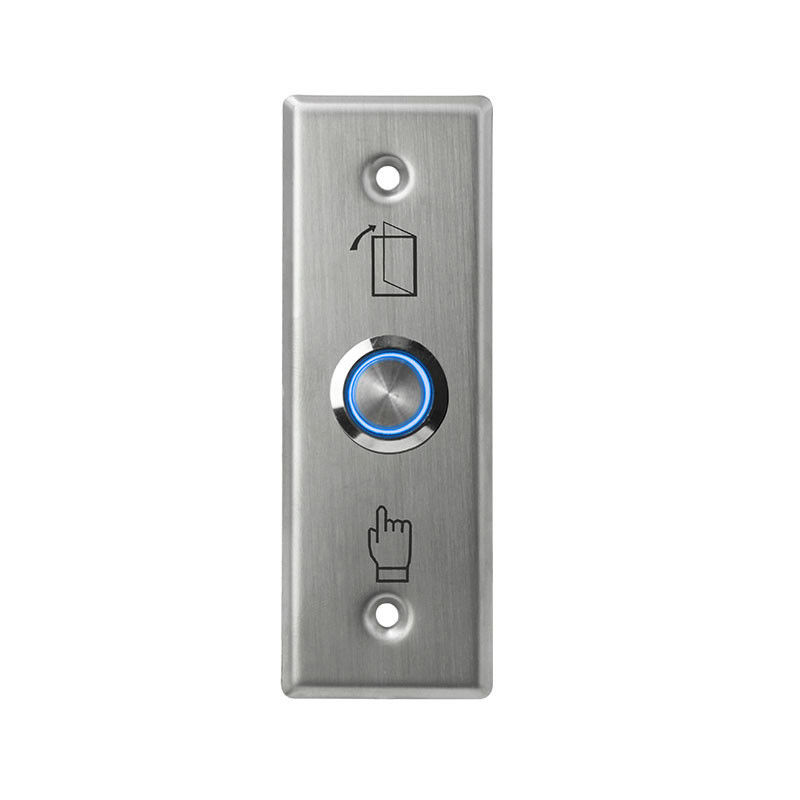 Tecla de aço inoxidável da placa dianteira fina do ANSI 115*40mm de HS40L, saída NO/NC/COM, com luz do diodo emissor de luz